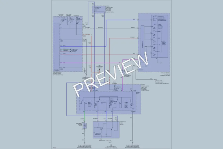 2003 Mitsubishi Montero Wiper Washer wiring diagram preview