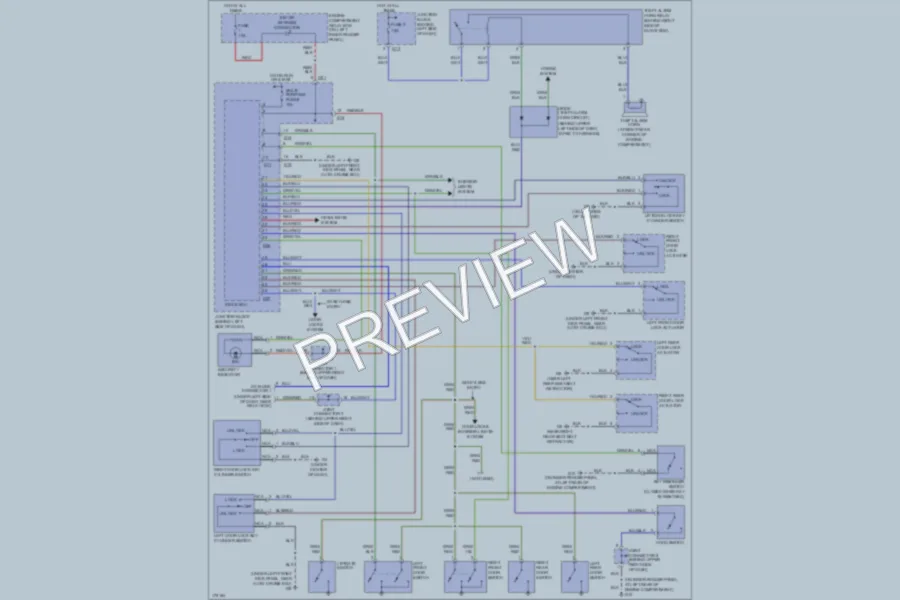 2003 Mitsubishi MonteroSport Anti Theft wiring diagram preview