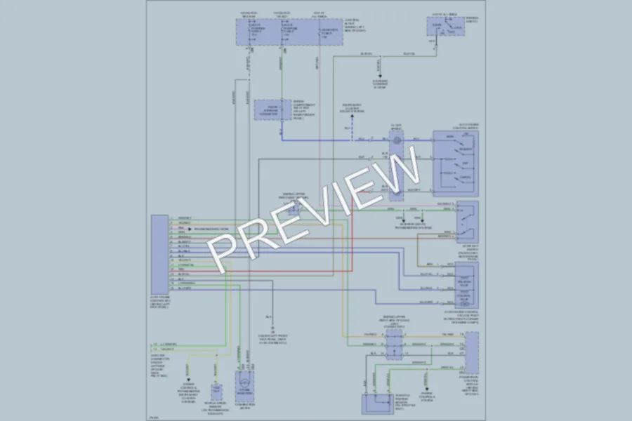 2003 Mitsubishi MonteroSport Cruise Control wiring diagram preview