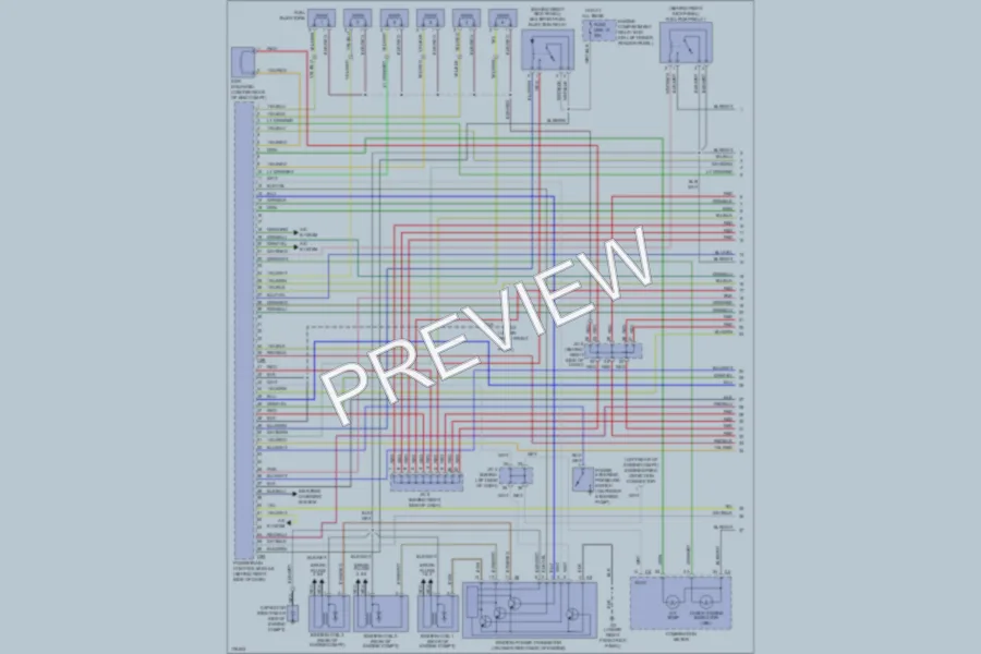 2003 Mitsubishi MonteroSport Engine Performance wiring diagram preview
