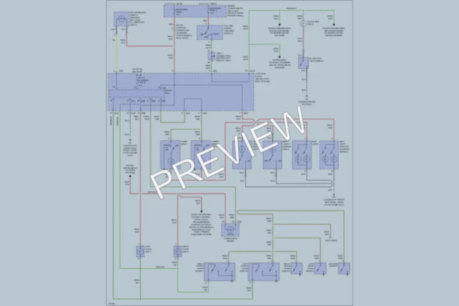 2003 Mitsubishi MonteroSport Interior Lights wiring diagram preview