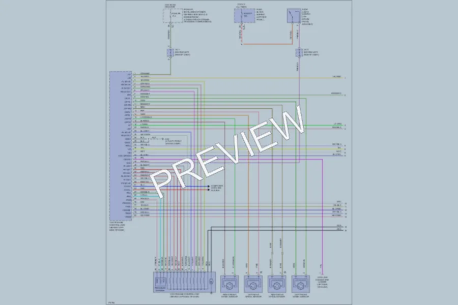 2003 Nissan 350Z Anti Lock Brakes wiring diagram preview