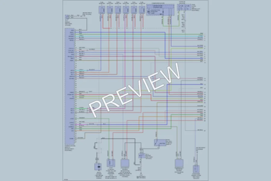 2003 Nissan 350Z Engine Performance wiring diagram preview