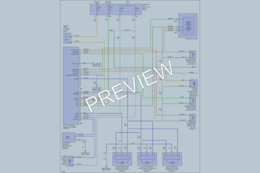 2003 Nissan Altima Air Conditioning wiring diagram preview