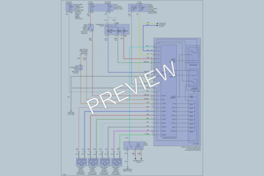 2003 Nissan Altima Anti Lock Brakes wiring diagram preview