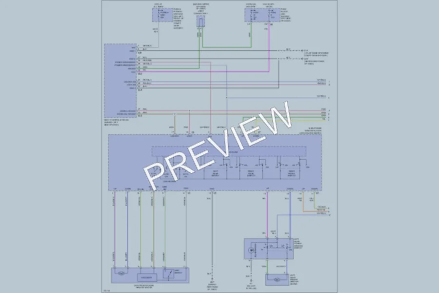 2003 Nissan Altima Power Windows wiring diagram preview