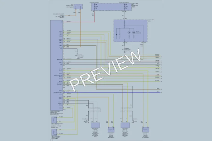 2003 Nissan Altima Supplemental Restraints wiring diagram preview