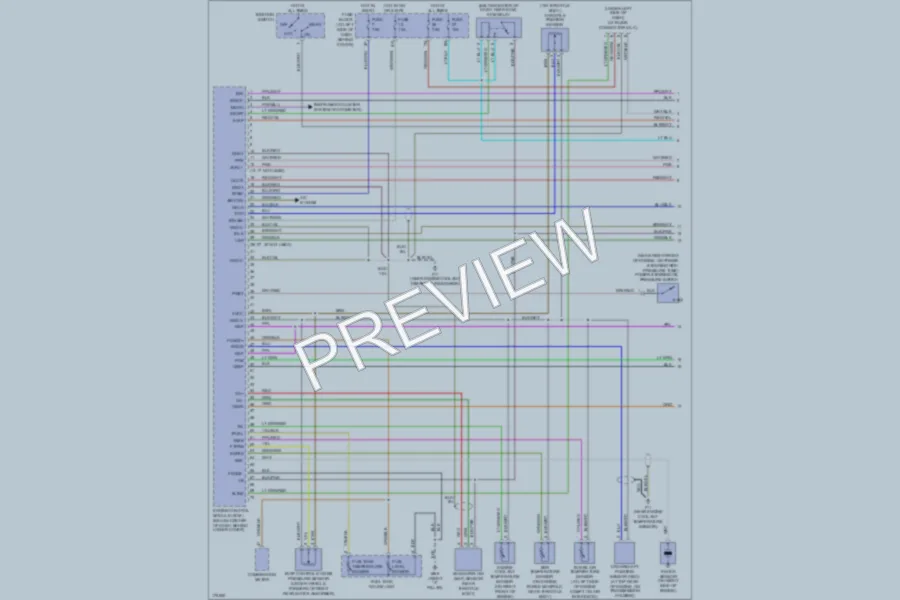2003 Nissan Frontier Engine Performance wiring diagram preview