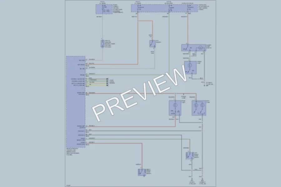 2003 Nissan Frontier Interior Lights wiring diagram preview