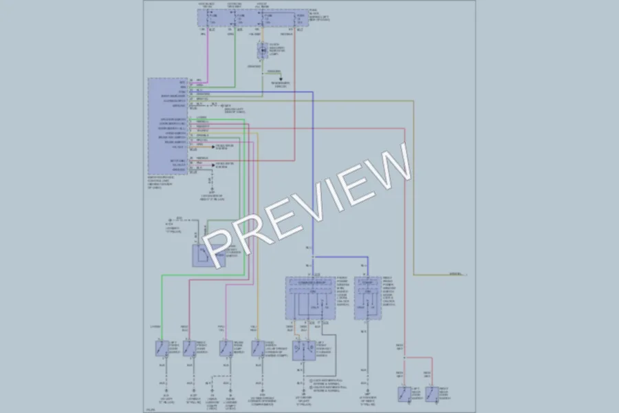 2003 Nissan Maxima Anti Theft wiring diagram preview
