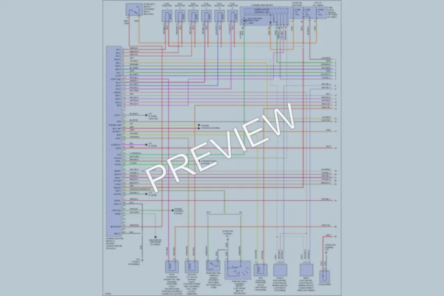2003 Nissan Maxima Engine Performance wiring diagram preview