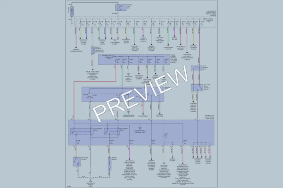 2003 Nissan Maxima Power Distribution wiring diagram preview