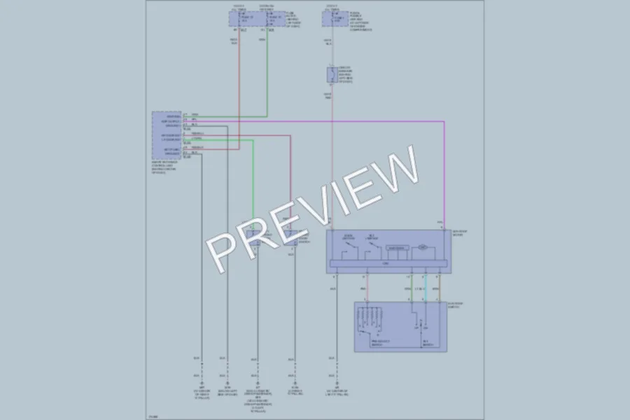 2003 Nissan Maxima Power Top Sunroof wiring diagram preview