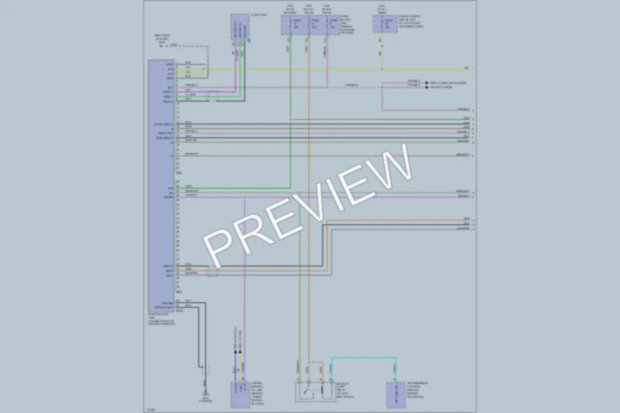 2003 Nissan Murano Navigation wiring diagram preview