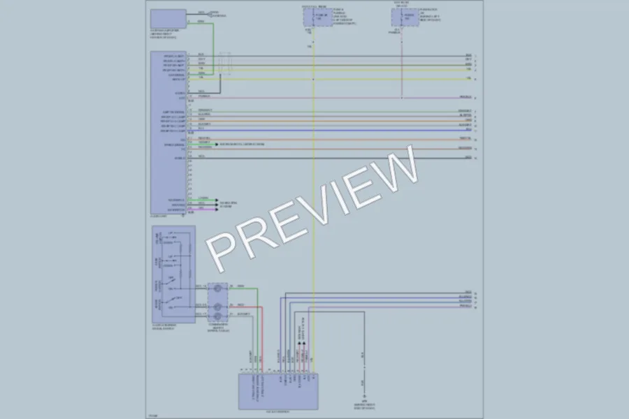 2003 Nissan Murano Radio wiring diagram preview