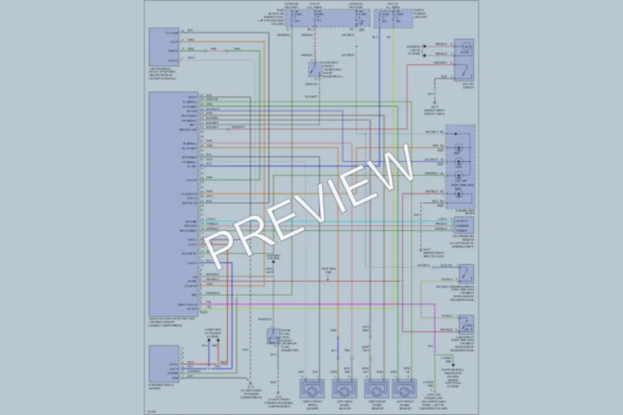 2003 Nissan Pathfinder Anti Lock Brakes wiring diagram preview