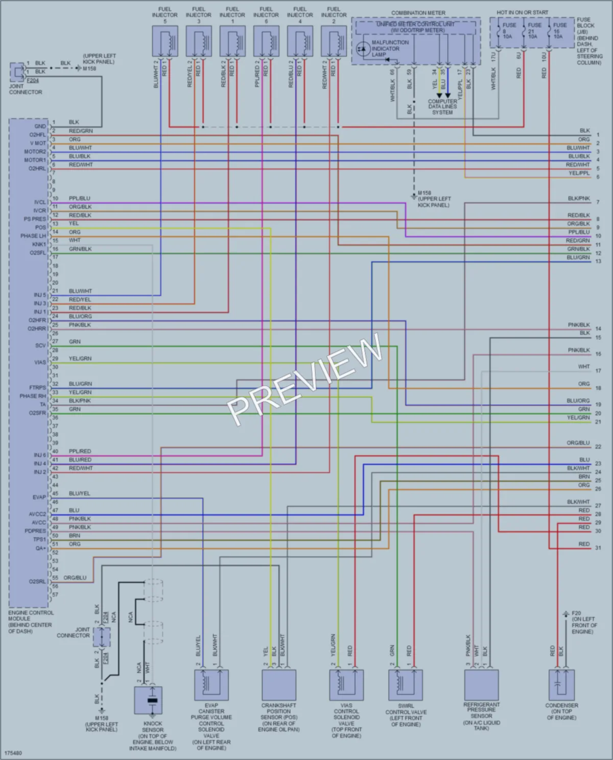 2003 Nissan Pathfinder Engine Performance wiring diagram preview