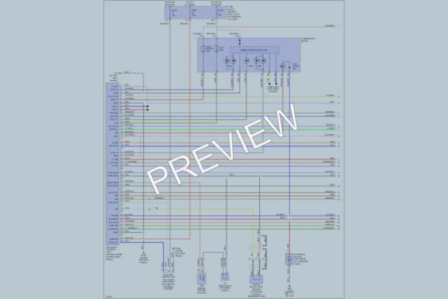 2003 Nissan Pathfinder Transmission wiring diagram preview