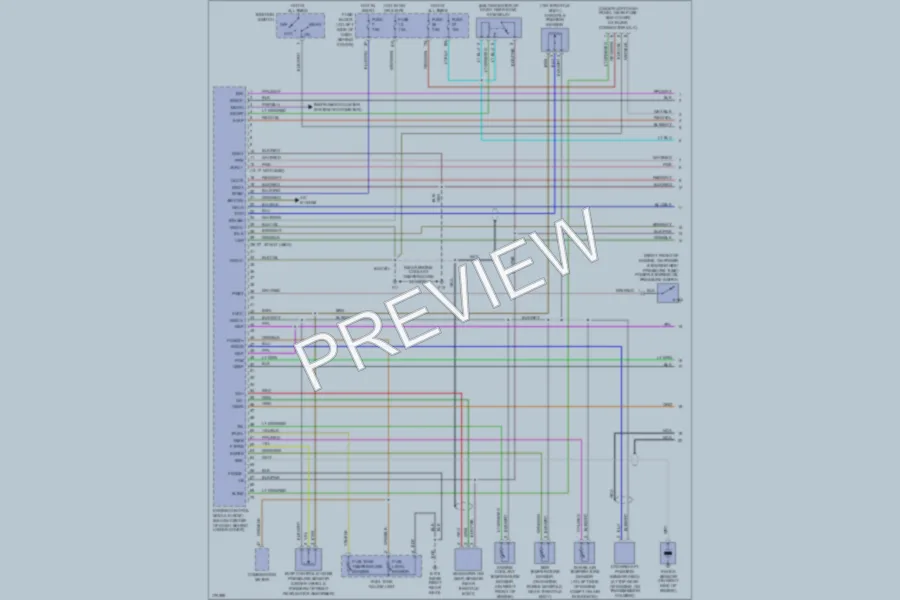 2003 Nissan Xterra Engine Performance wiring diagram preview