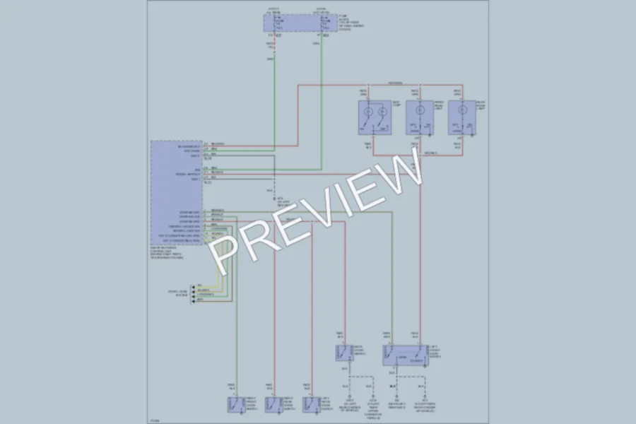 2003 Nissan Xterra Interior Lights wiring diagram preview