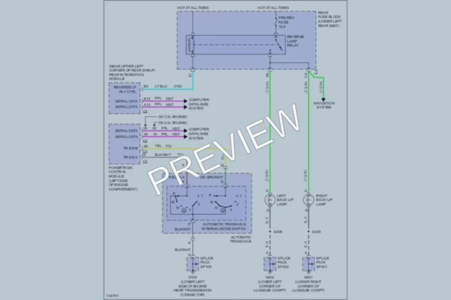 2003 Oldsmobile Aurora Exterior Lights wiring diagram preview