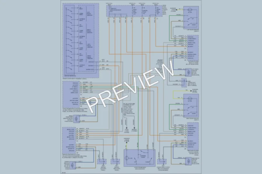 2003 Oldsmobile Aurora Power Windows wiring diagram preview
