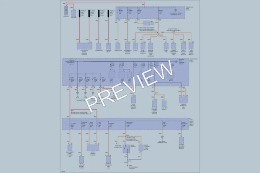 2003 Oldsmobile Silhouette Power Distribution wiring diagram preview