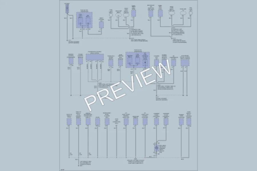 2003 Pontiac Aztek Ground Distribution wiring diagram preview