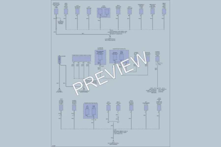 2003 Pontiac GrandPrix Ground Distribution wiring diagram preview