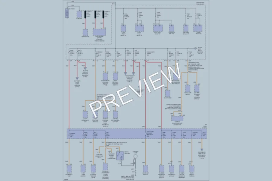 2003 Pontiac GrandPrix Power Distribution wiring diagram preview