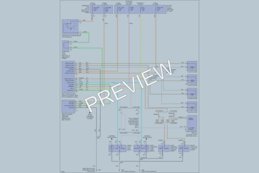 2003 Pontiac GrandPrix Power Door Locks wiring diagram preview