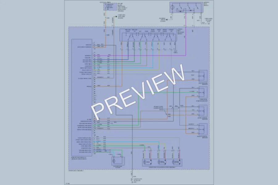 2003 Pontiac Montana Memory Systems wiring diagram preview