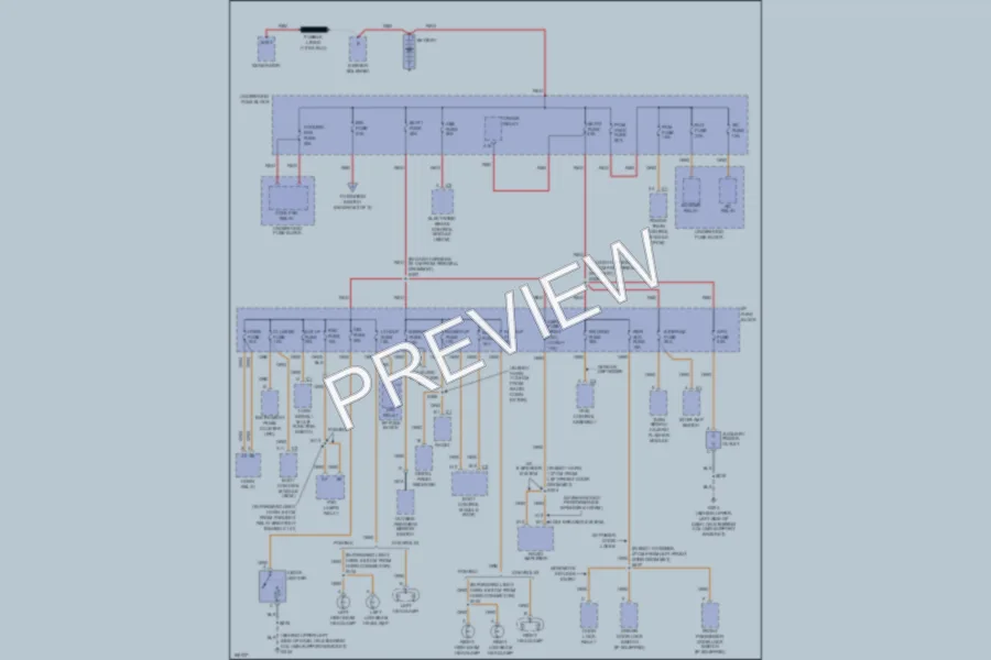2003 Pontiac Sunfire Power Distribution wiring diagram preview