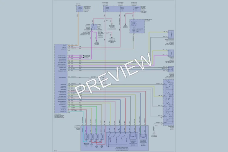 2003 Pontiac Sunfire Transmission wiring diagram preview