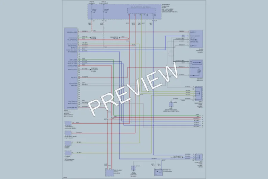2003 Pontiac Vibe Anti Theft wiring diagram preview