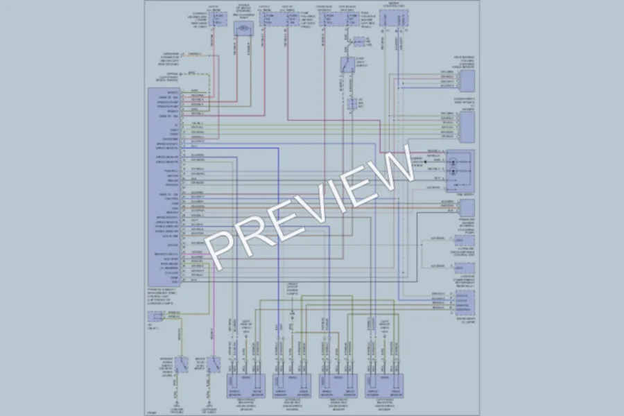 2003 Porsche 911 Anti Lock Brakes wiring diagram preview