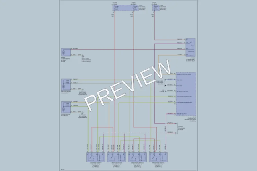 2003 Porsche 911 Cooling Fan wiring diagram preview