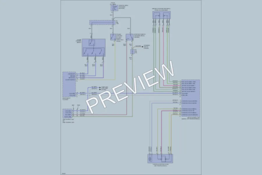 2003 Porsche 911 Cruise Control wiring diagram preview