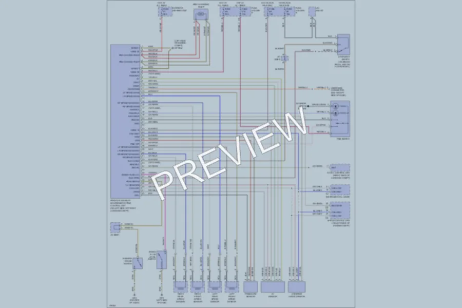 2003 Porsche Boxster Anti Lock Brakes wiring diagram preview