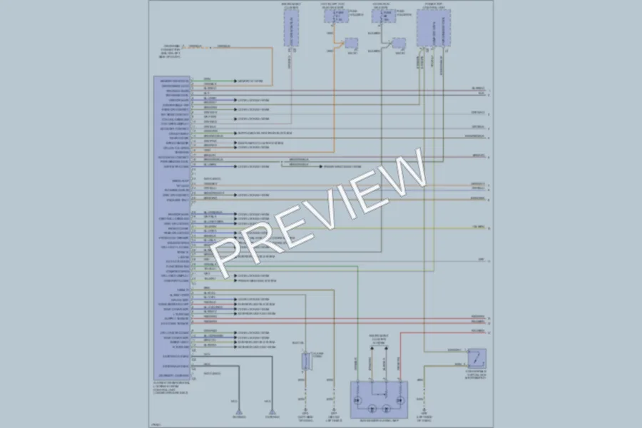 2003 Porsche Boxster Anti Theft wiring diagram preview