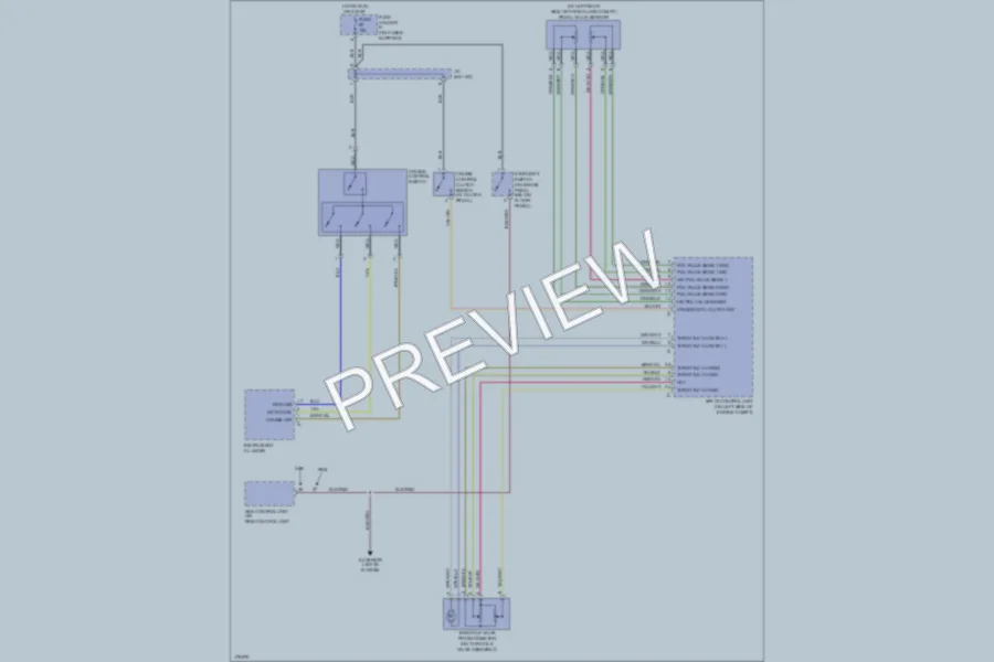 2003 Porsche Boxster Cruise Control wiring diagram preview