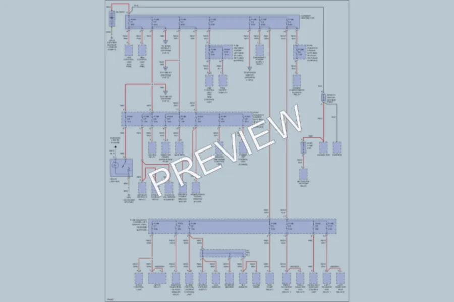 2003 Porsche Boxster Power Distribution wiring diagram preview