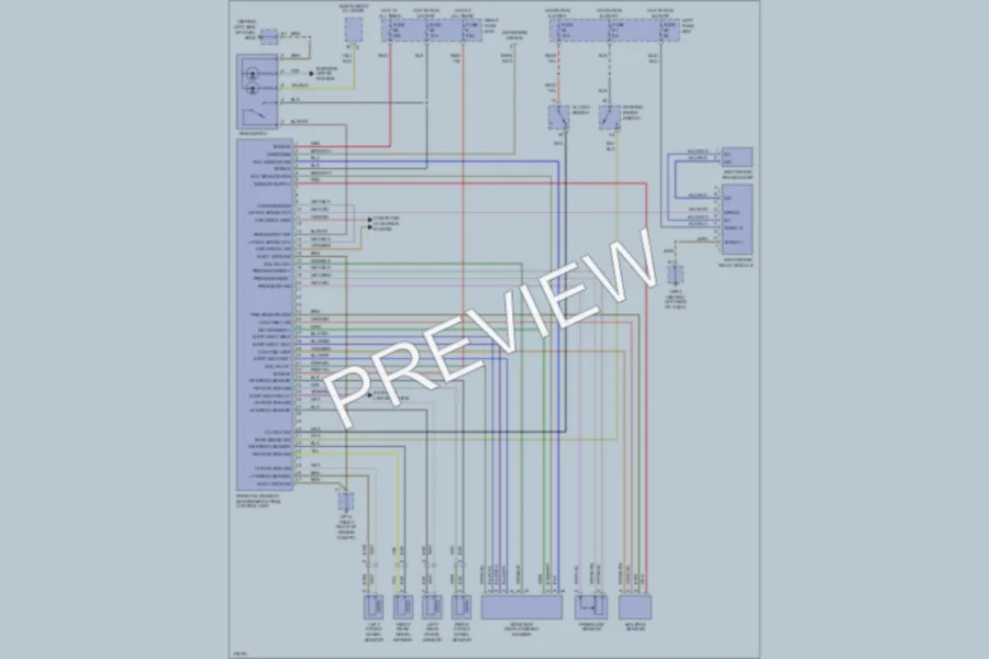 2003 Porsche Cayenne Anti Lock Brakes wiring diagram preview