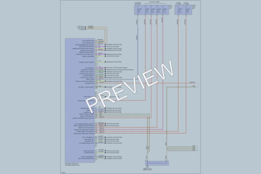 2003 Porsche Cayenne Body Control Modules wiring diagram preview