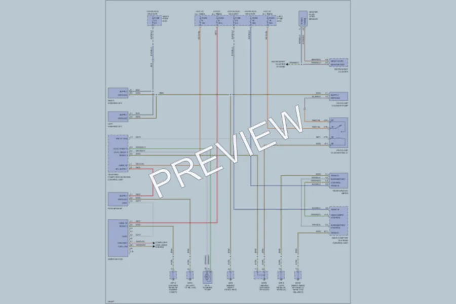 2003 Porsche Cayenne Wiper Washer wiring diagram preview