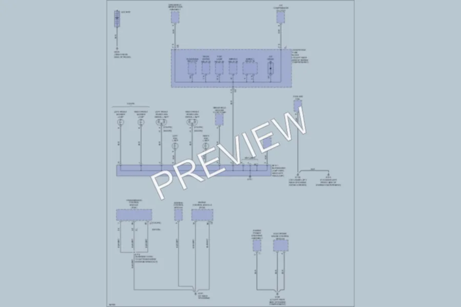 2003 Saturn ION1 Ground Distribution wiring diagram preview