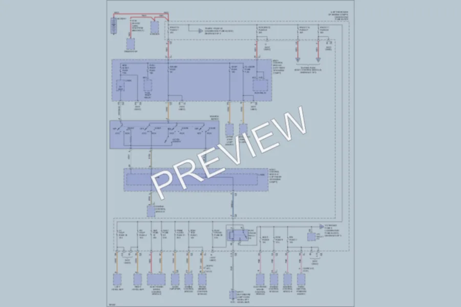 2003 Saturn ION2 Power Distribution wiring diagram preview