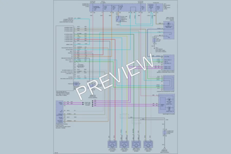 2003 Saturn L200 Anti Lock Brakes wiring diagram preview