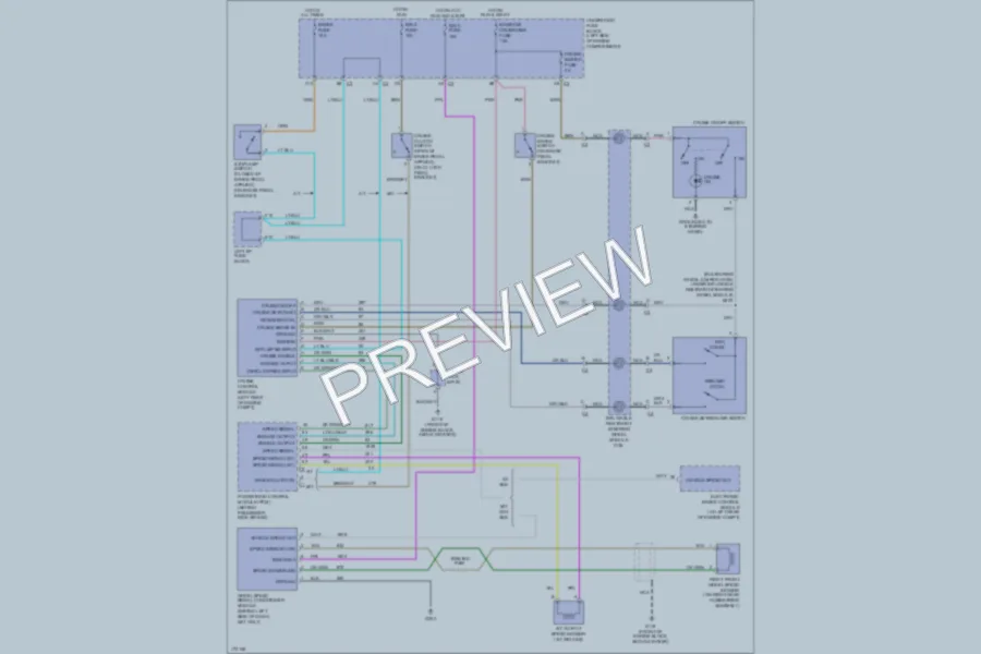 2003 Saturn L200 Cruise Control wiring diagram preview