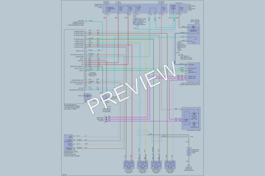 2003 Saturn LW300 Anti Lock Brakes wiring diagram preview